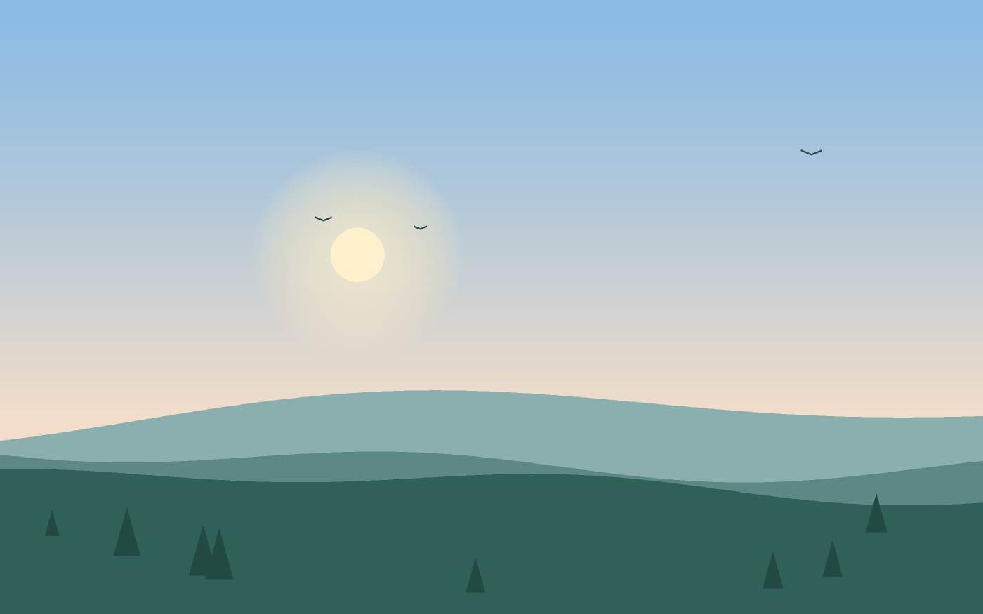 Landschapsillustratie