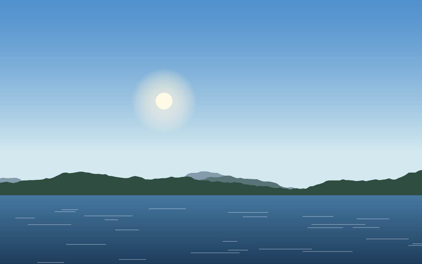 Landschapsillustratie