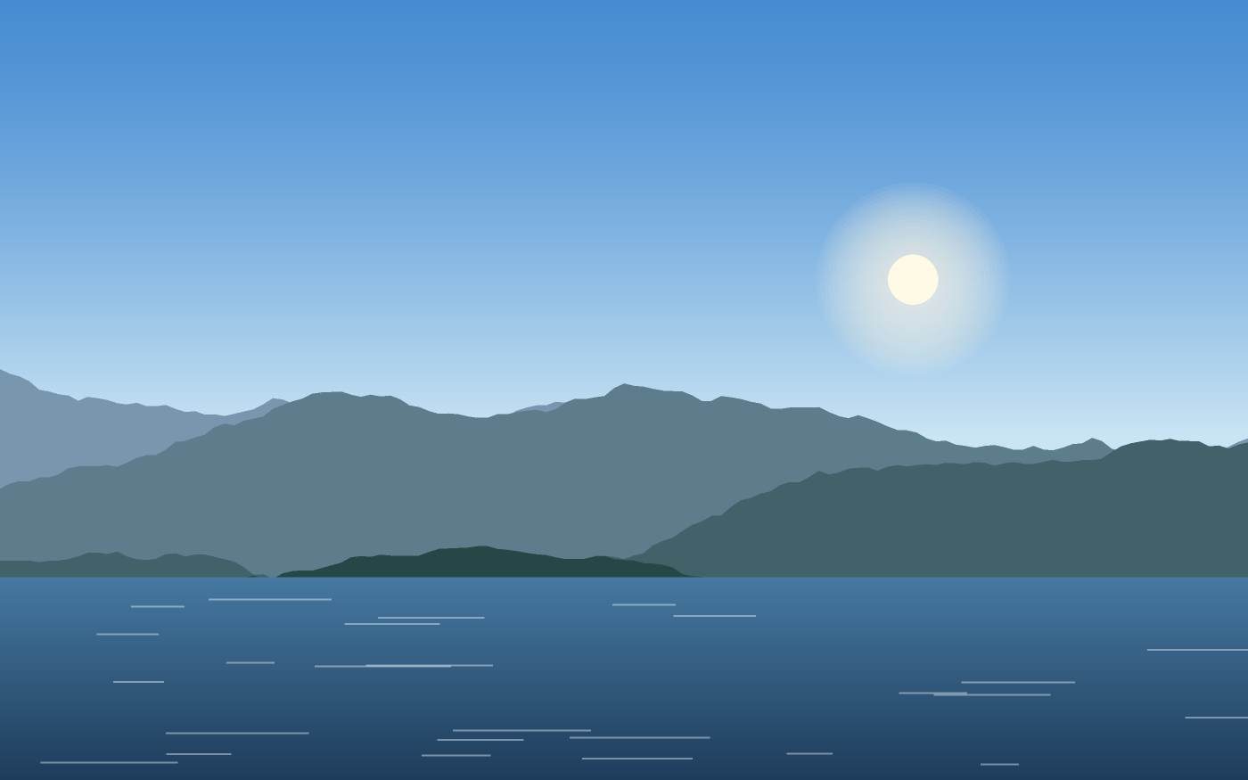 Landschaftsillustration