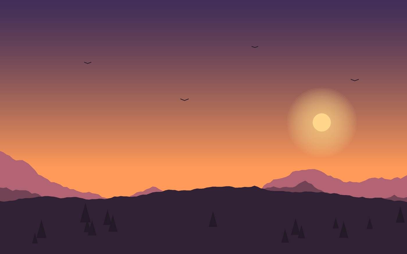 Landschaftsillustration