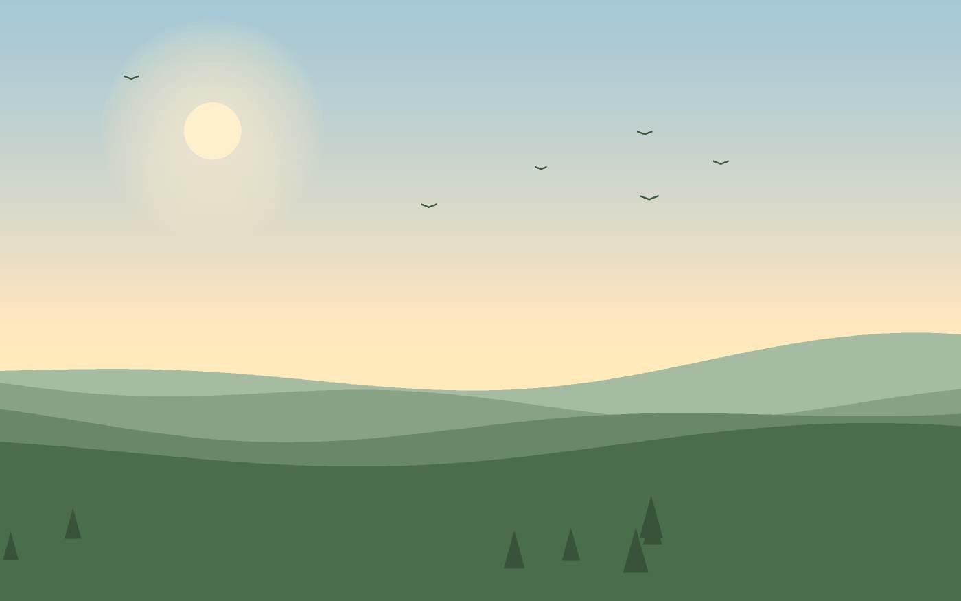 Landschaftsillustration