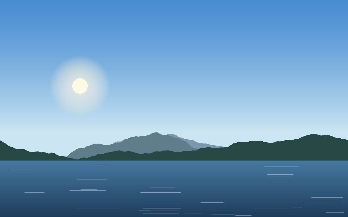 Landschaftsillustration