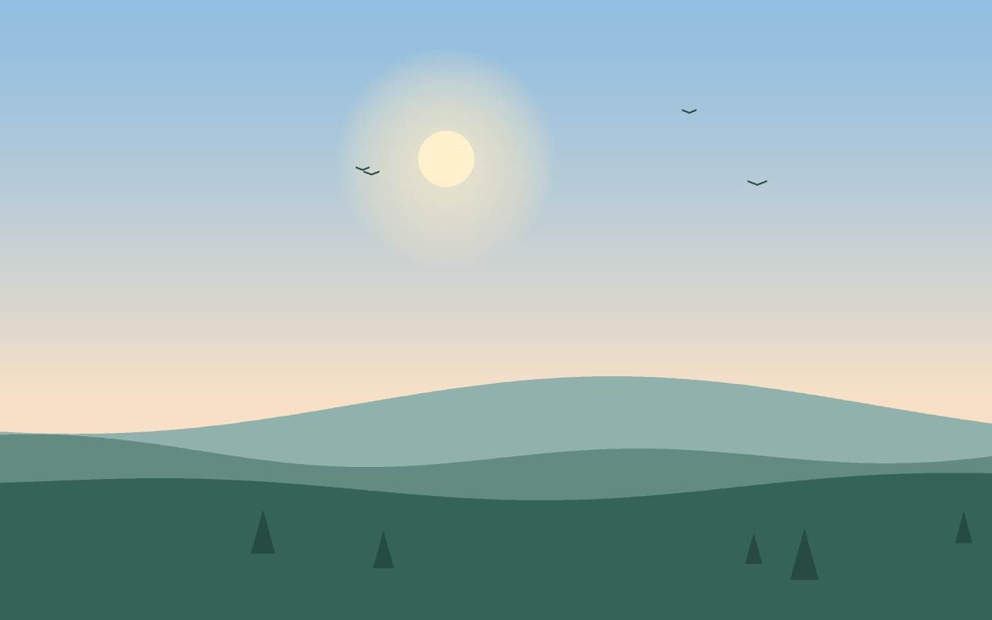 Ilustrace krajiny