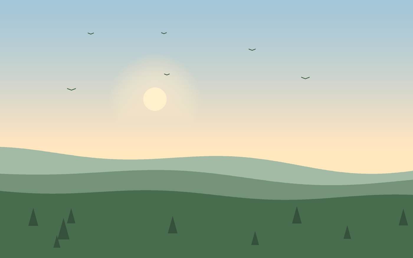 Ilustrace krajiny