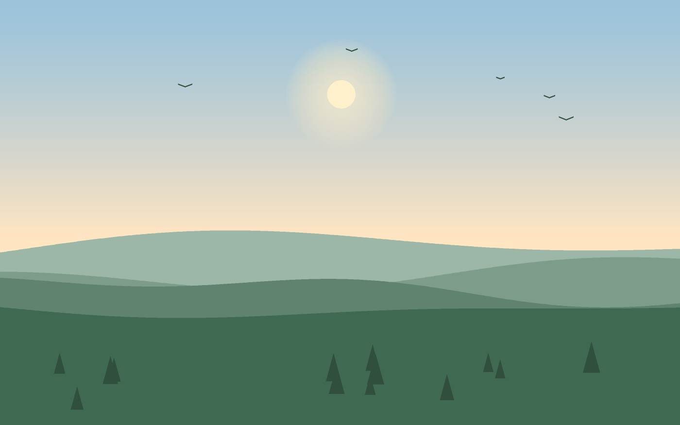 Landschaftsillustration