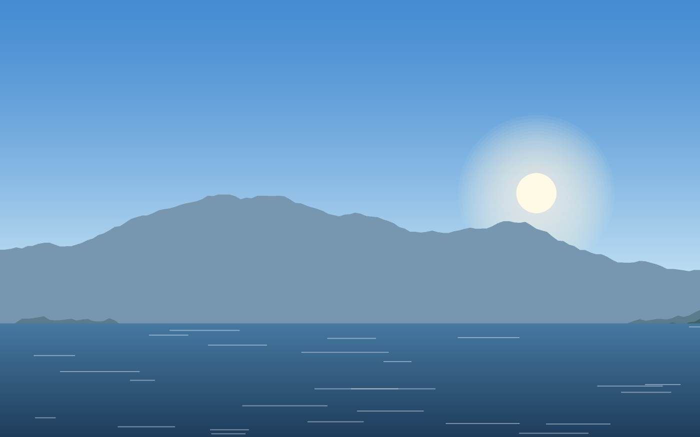 Landschaftsillustration