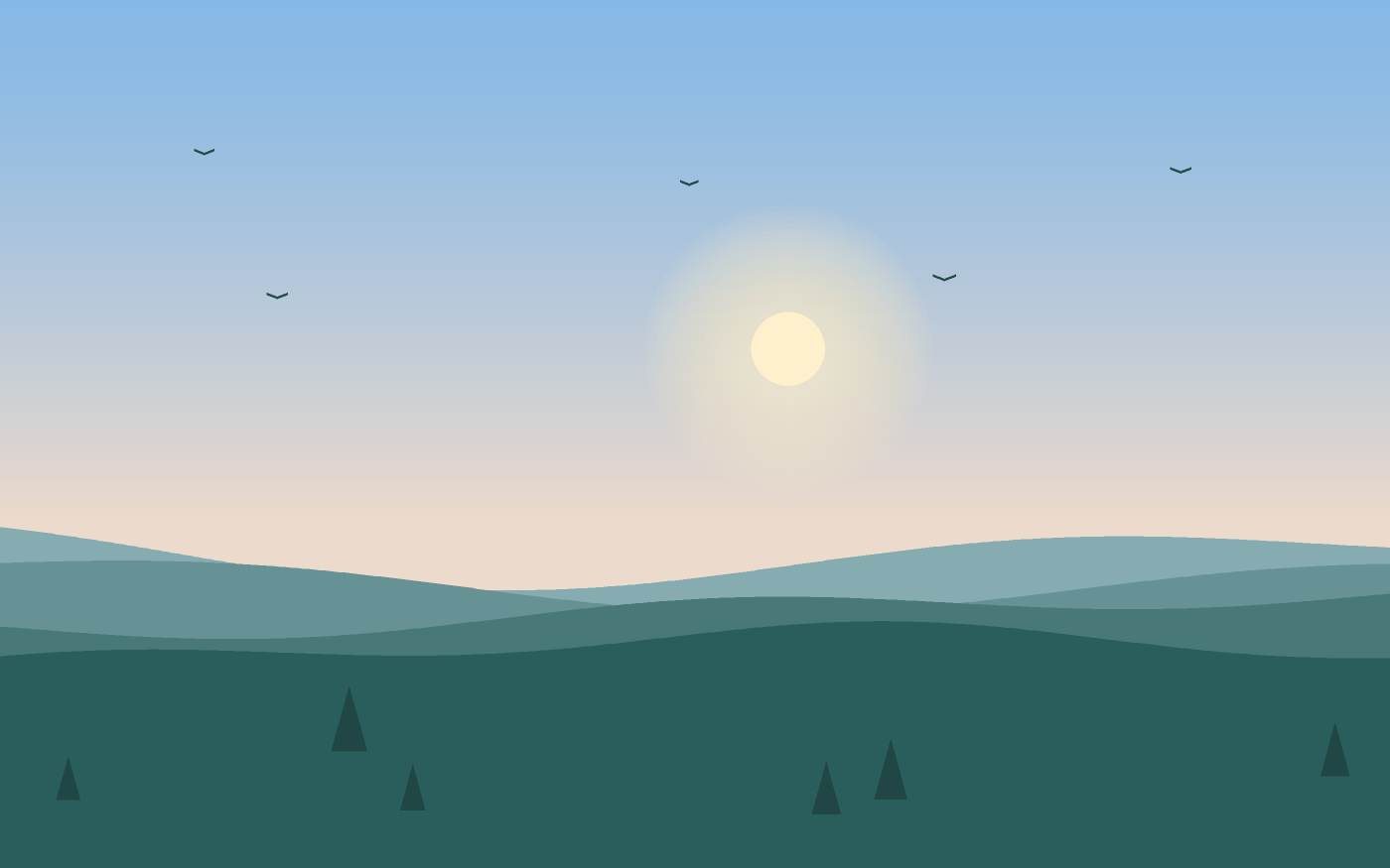 Landschaftsillustration