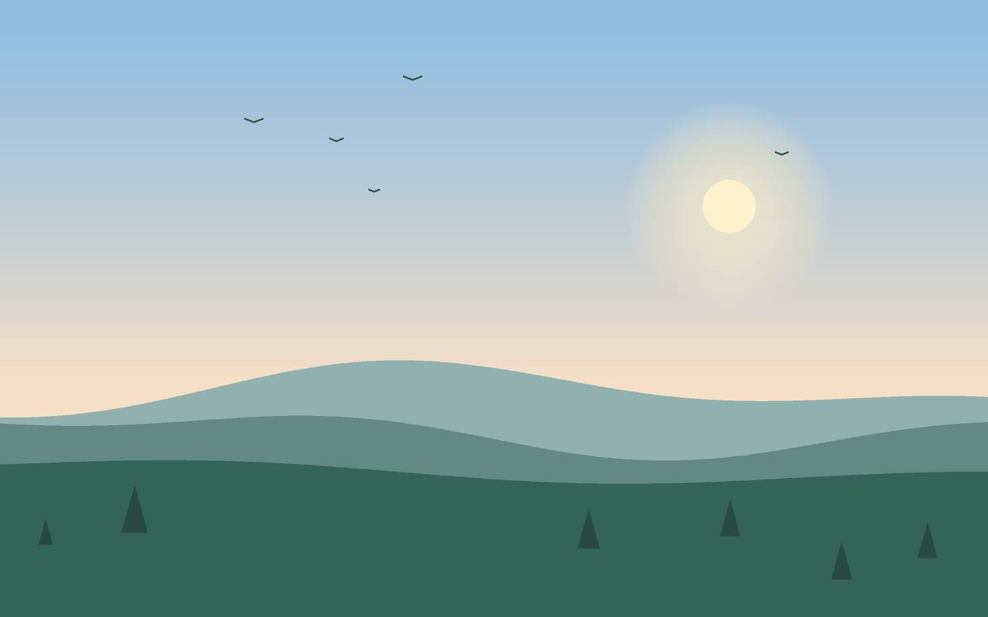Ilustración de un paisaje