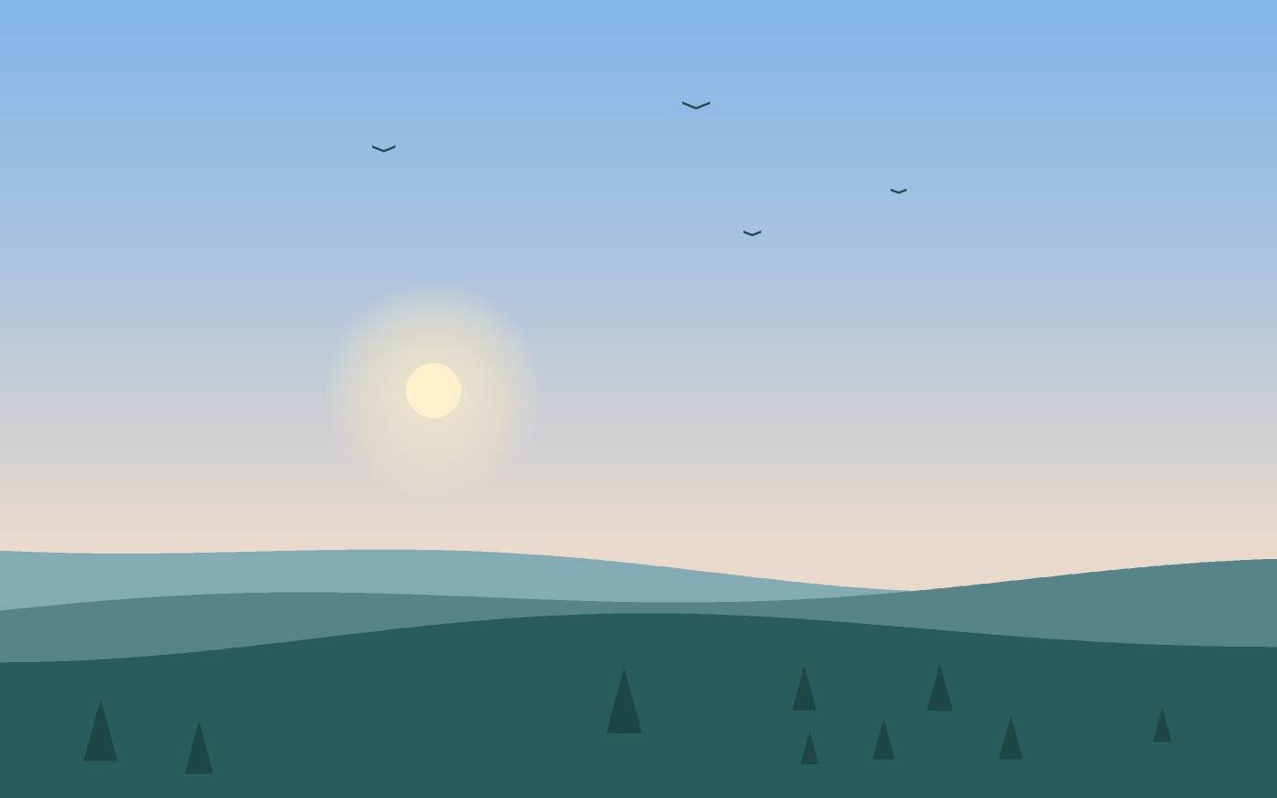 Ilustración de un paisaje