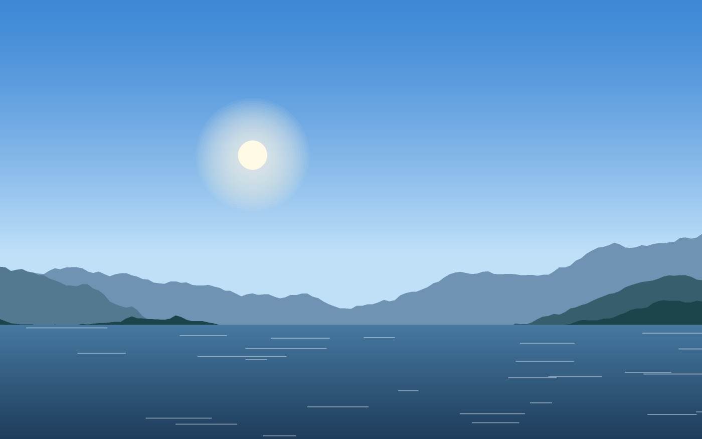 Illustrazione di un paesaggio