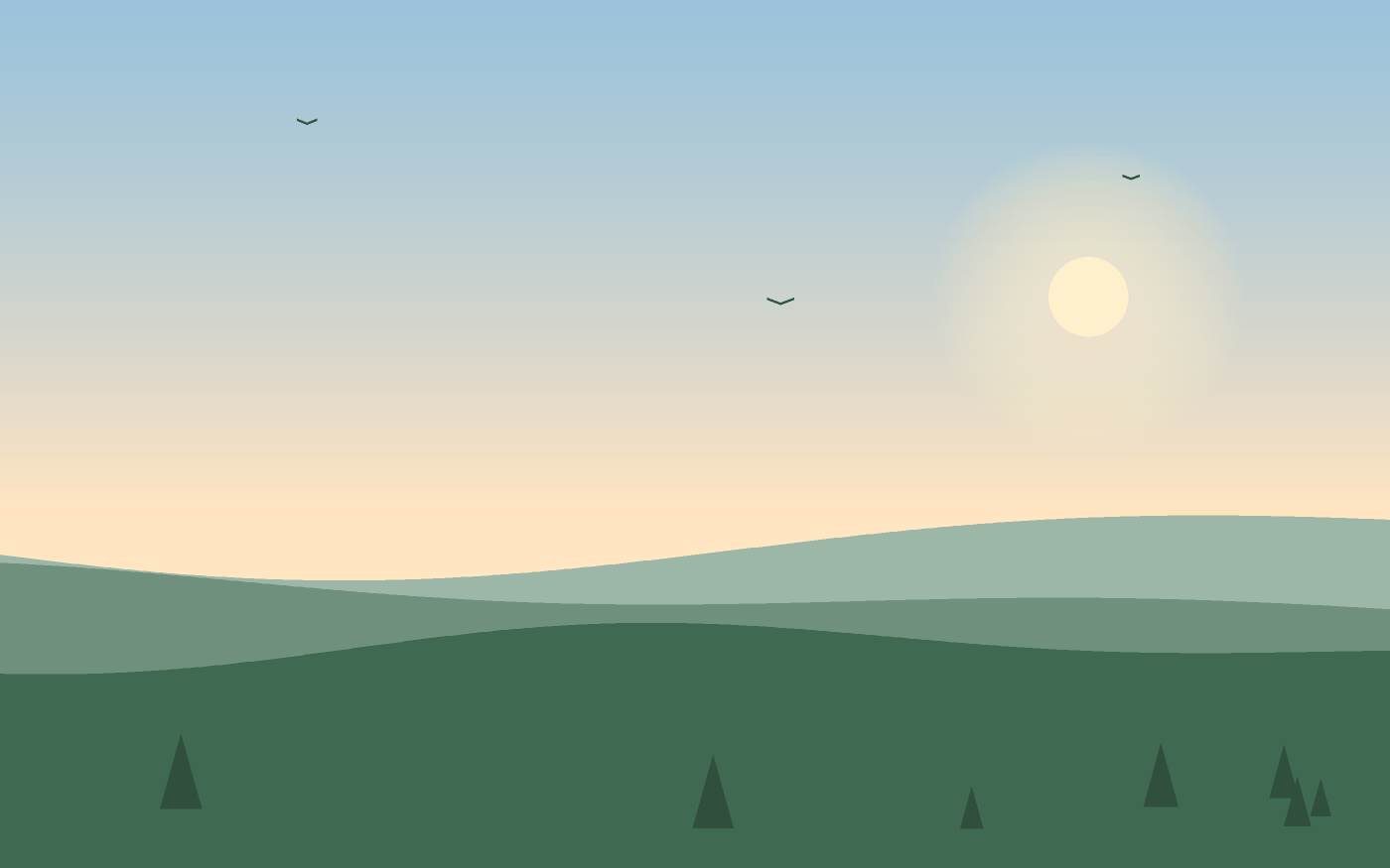 Landschapsillustratie