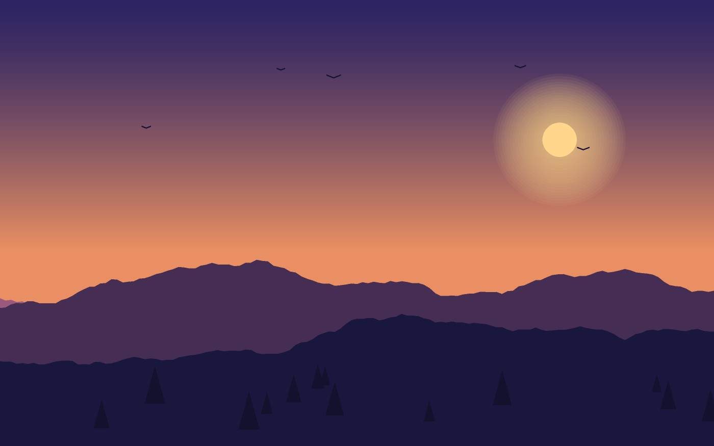 Ilustracja krajobrazu
