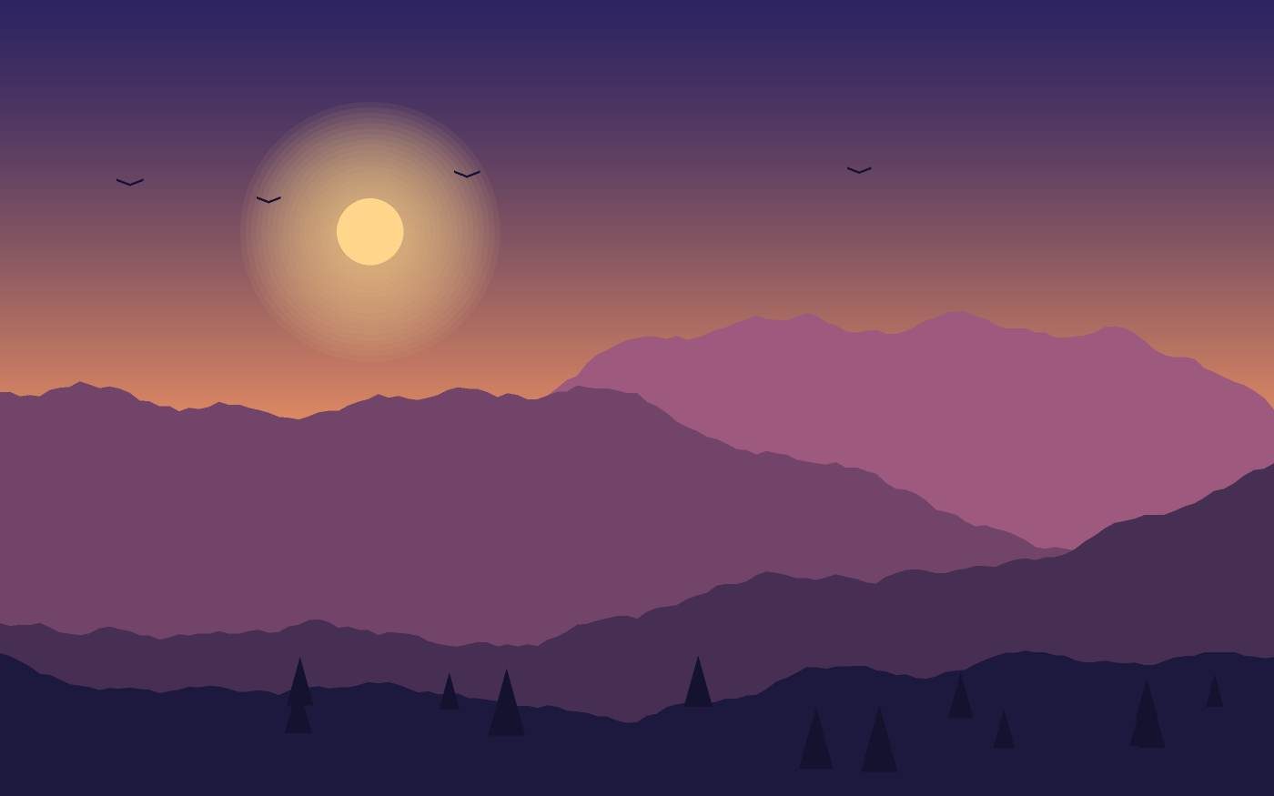 Landskapsillustration
